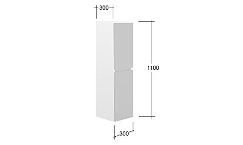 jet-line-badschrank-aiger-hochschrank-schwarz-hochglanz-wei image 2