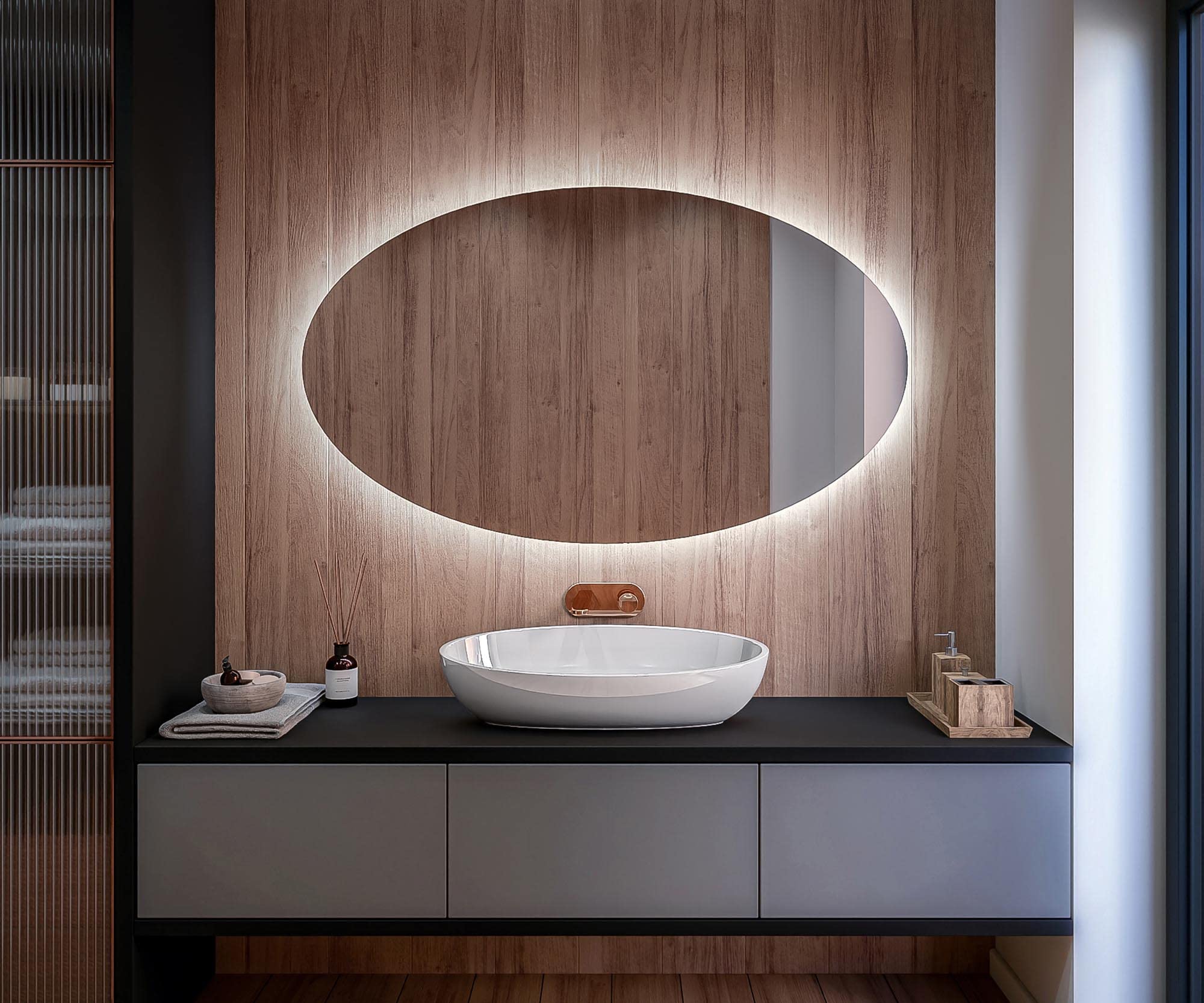 artforma-ambientline-led-badspiegel-oval-70x120-cm-ohne-rahmen image 8