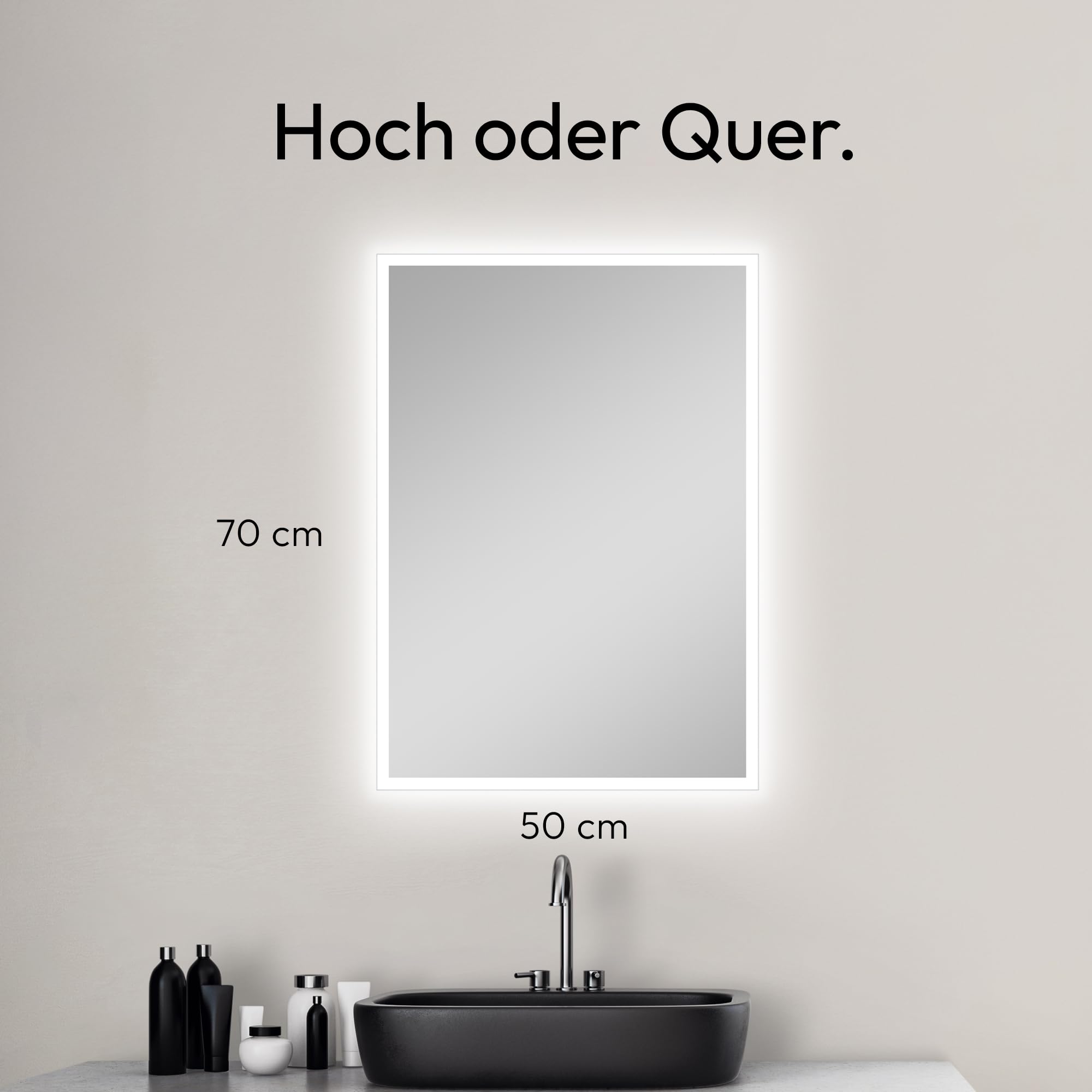 talos-led-badspiegel-bright-50-x-70-cm-spiegel-mit-lichtumrahmung-4200-k-alumini image 2