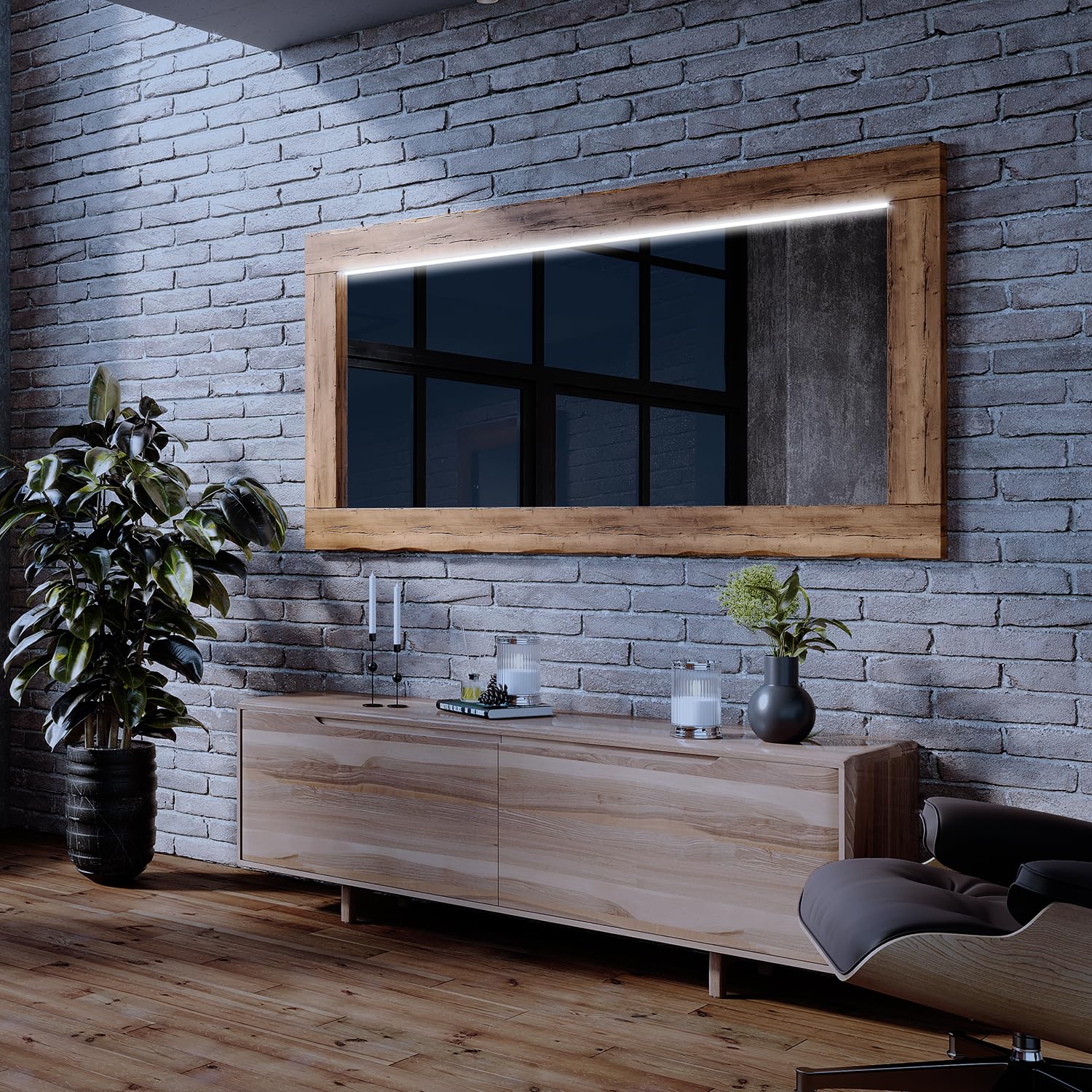artforma-slimline-led-badspiegel-100x200-cm-rahmenlos-xxl image 8