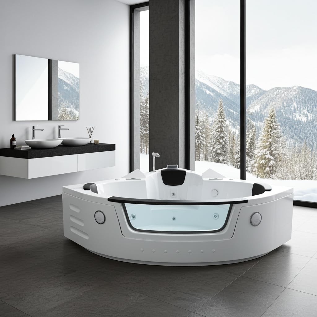 jet-line-whirlpool-carlotta-153x153-cm-2-personen-eck-badewanne-wei image 4