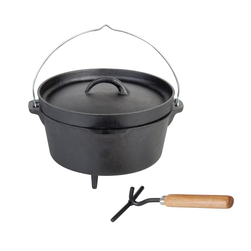 jet-line-arkansas-dutch-oven-3-liter-gusseisen-schwarz-mit-deckelheber image 6