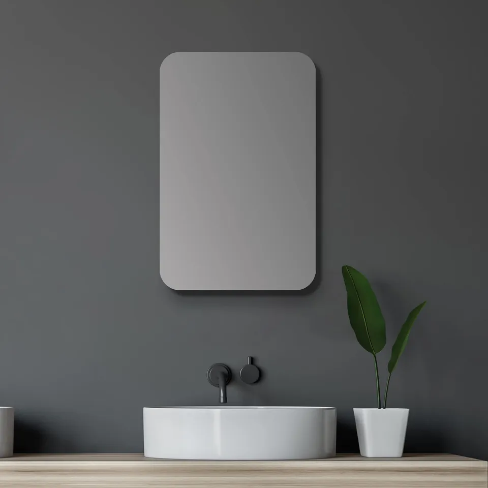 talos-mirage-ovaler-spiegelschrank-40x60-cm-in-schwarz-matt image 1