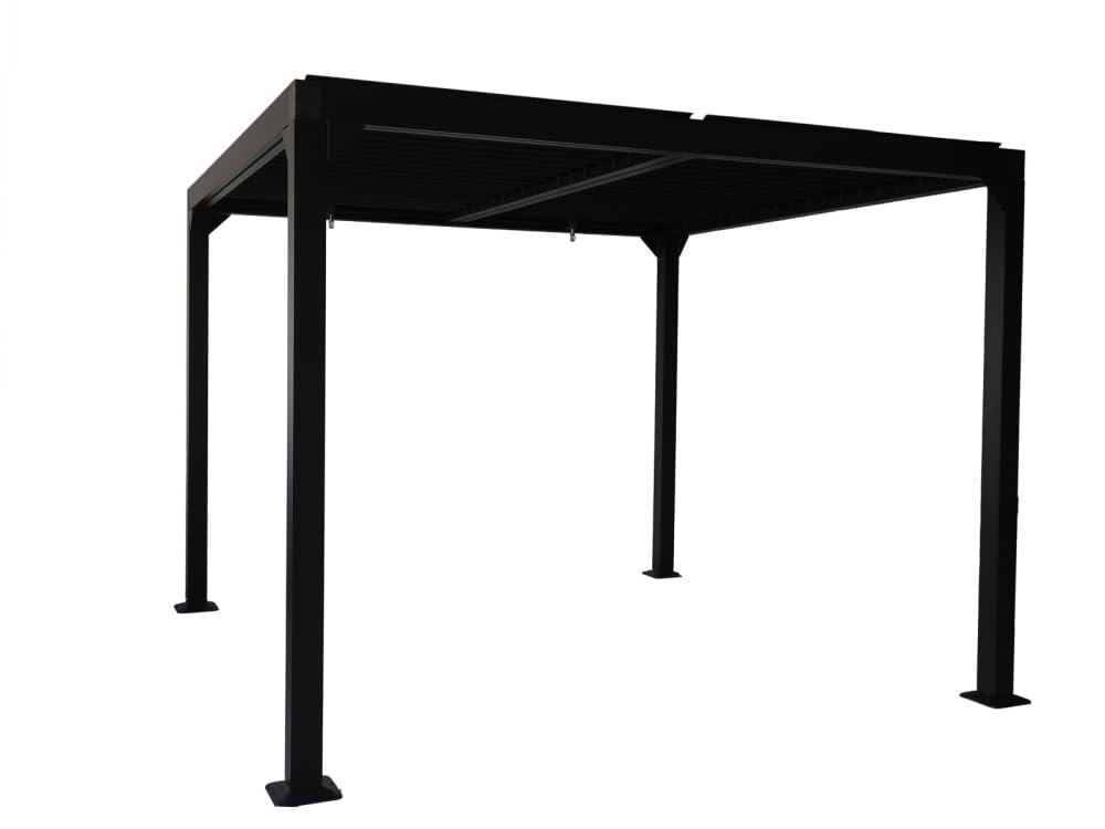 jet-line-pergola-dubai-ii-3x3-m-anthrazit-pavillon-mit-lamellendach-aluminium image 4