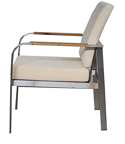 jet-line-herakles-gartenstuhl-creme-stuhl-mit-armlehnen-edelstahl image 1