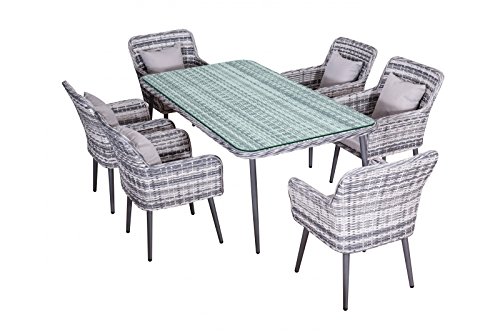 jet-line-quito-gartenm-bel-set-essgruppe-grau-polyrattan-6-st-hle-tisch-200-cm image 8
