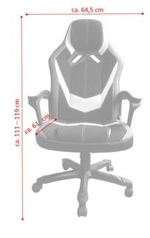 jet-line-gamingstuhl-treviso-chefsessel-schwarz-wei-h-henverstellbar-mit-wippfun image 7