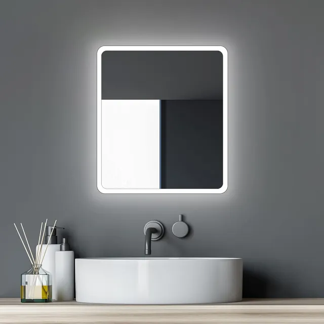 talos-moon-led-badspiegel-40x45-cm-mit-neutralwei-und-aluminiumrahmen image 1