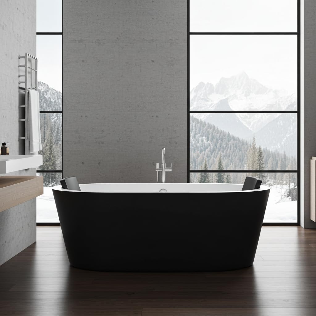 jet-line-maggiore-ii-whirlpool-badewanne-freistehend-1700-x-800-x-580-mm-schwarz image 6