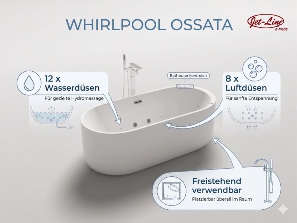 jet-line-ossanta-freistehende-whirlwanne-wei-170-x-80-x-58-cm-mit-massaged-sen-u image 7