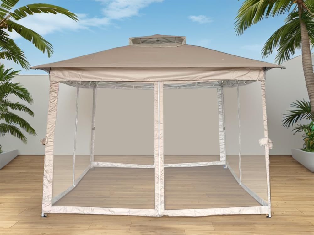 jet-line-faltpavillon-kleopatra-3-35x3-35-m-beige image 3