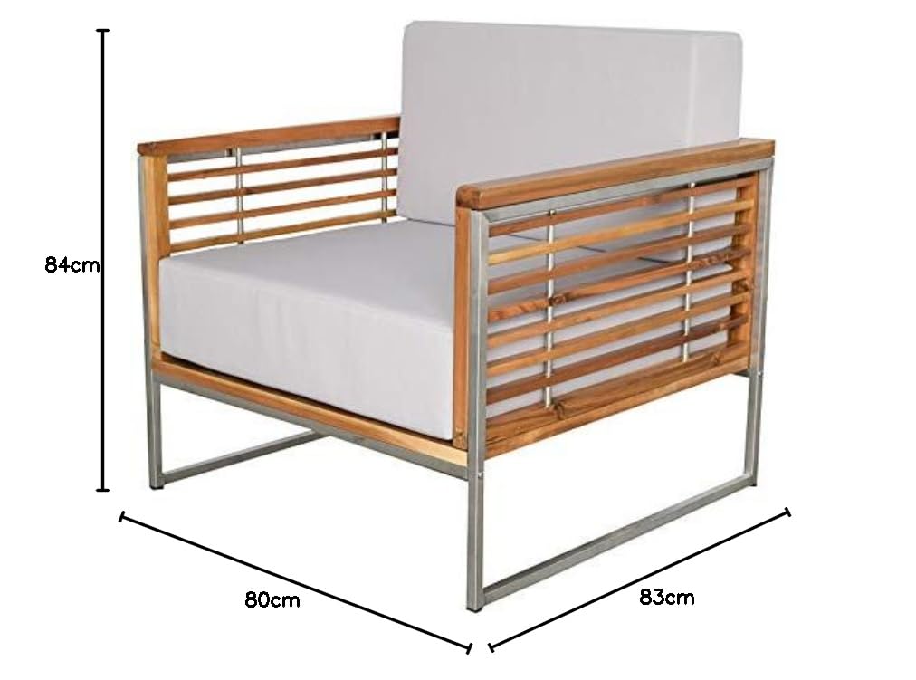 jet-line-artemis-sessel-akazienholz-edelstahl-lounge-sessel-inkl-kissen image 2