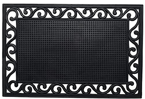 jet-line-svetlana-fu-matte-60-x-40-cm-schwarz-gummi-ornament image 1