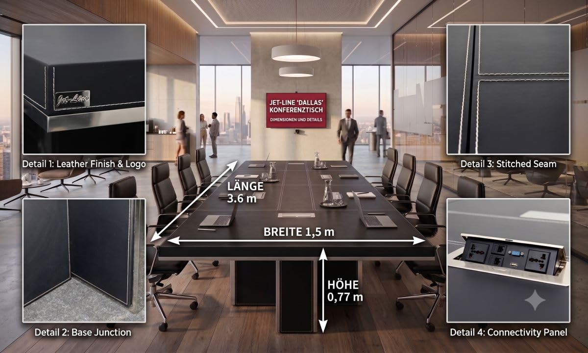 jet-line-besprechungstisch-dallas-schwarz-lederoptik-360x150-cm image 3