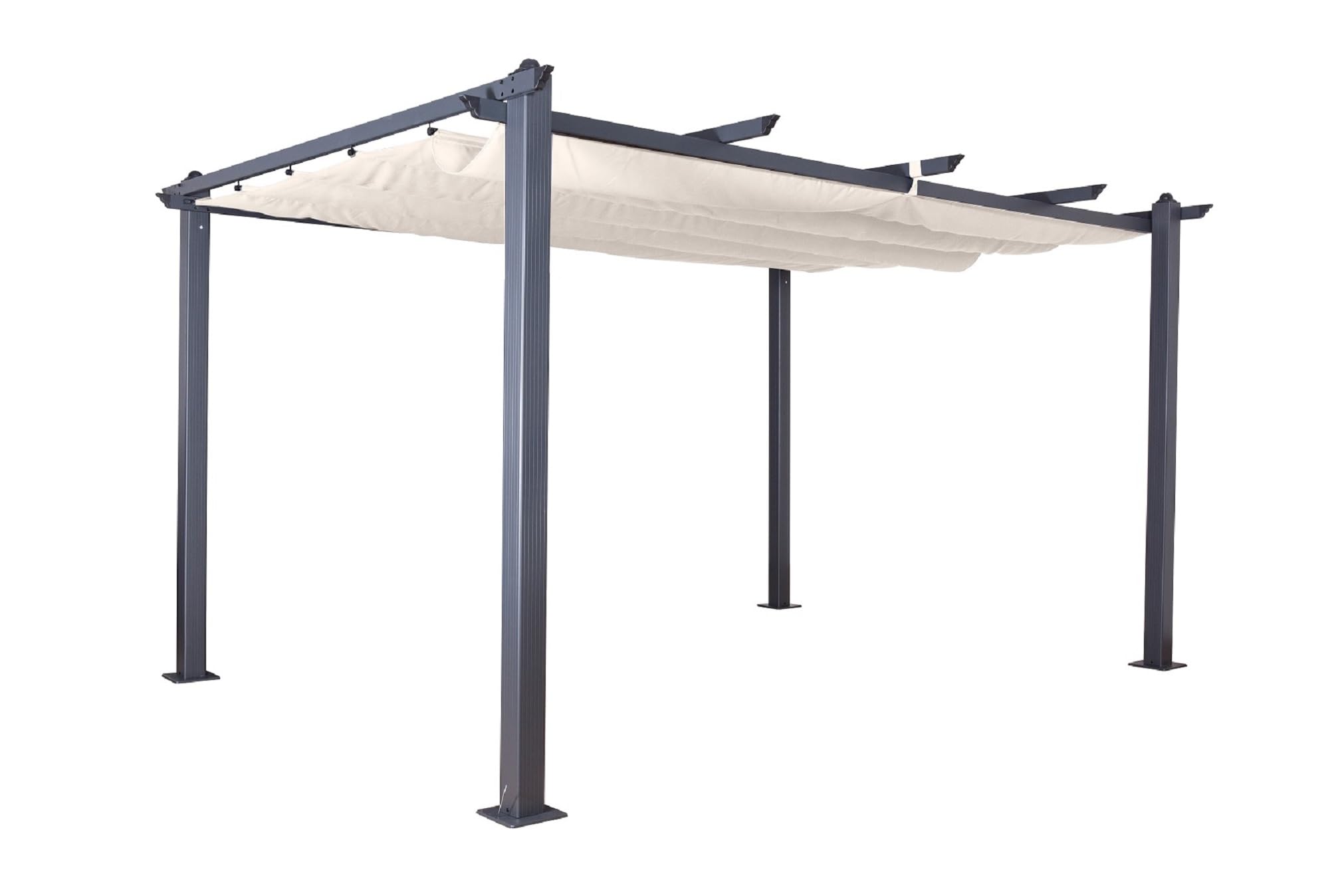 jet-line-luxor-alu-pavillon-pergola-4x3-m-anthrazit-beige image 8