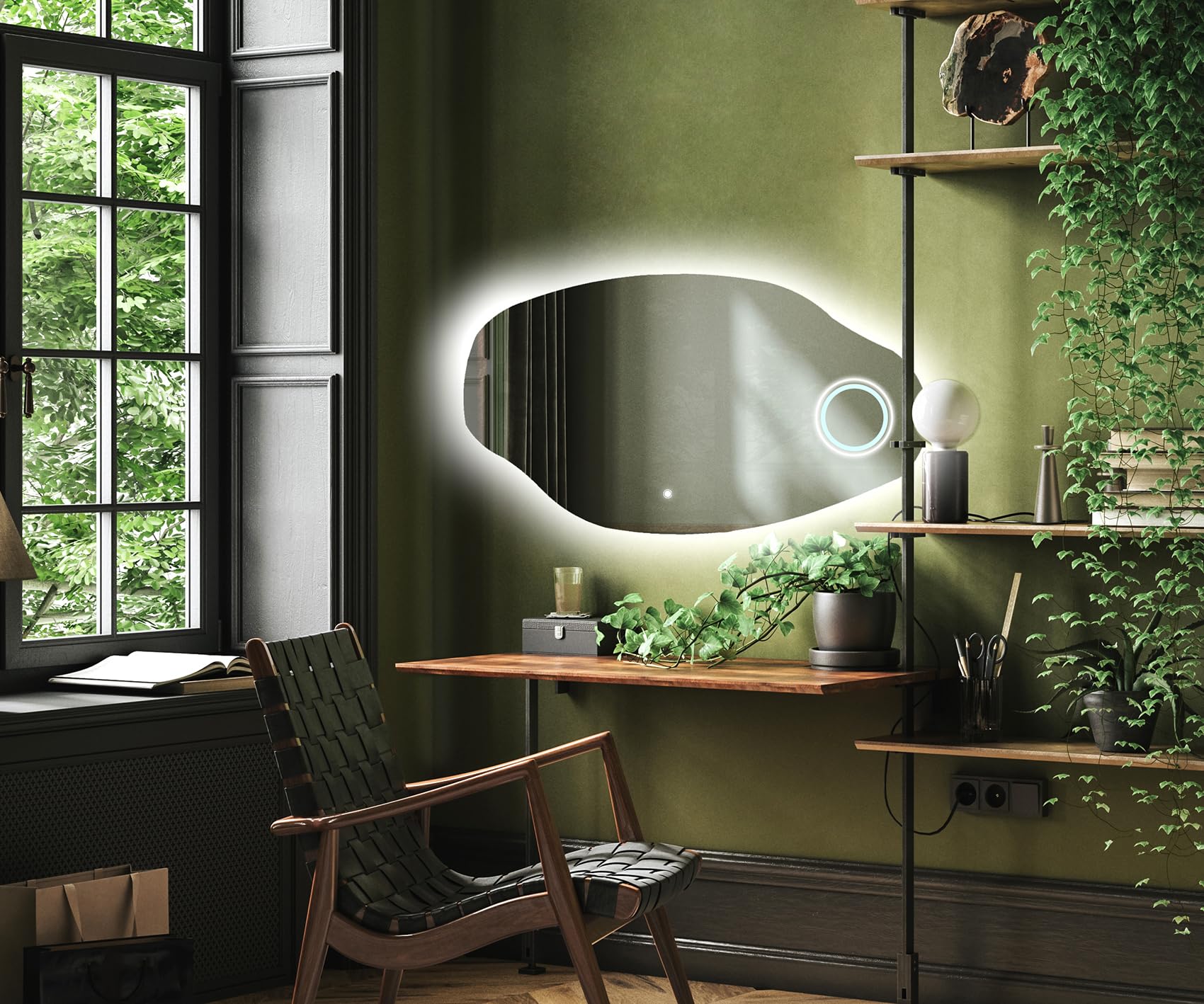artforma-ambientline-asymmetrischer-led-badspiegel-94x64-cm image 3