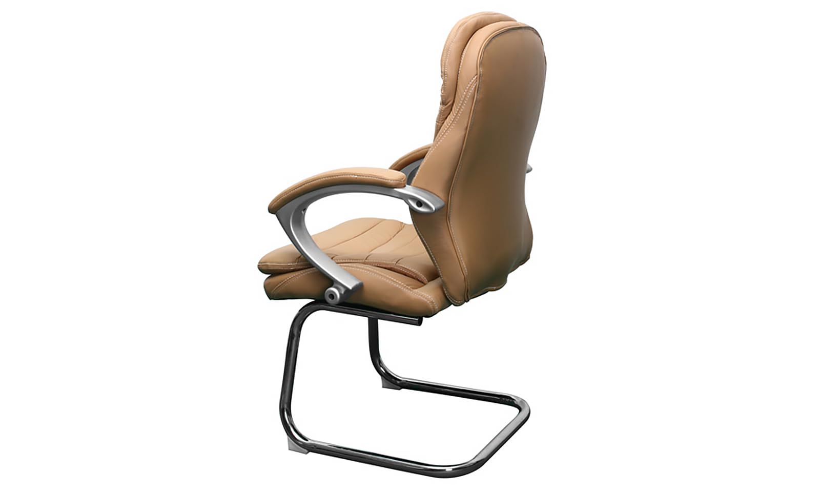 jet-line-besprechungsstuhl-bergamo-echtleder-beige-freischwinger image 6