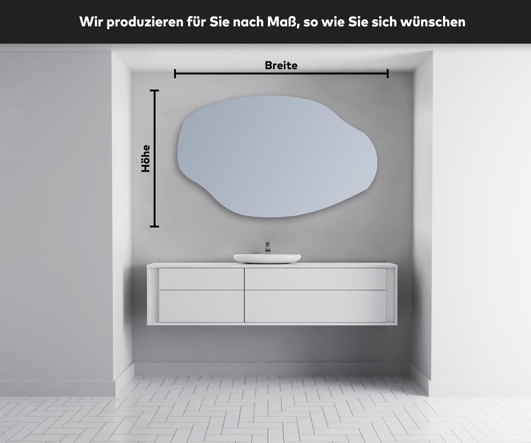 artforma-ambientline-asymmetrischer-led-badspiegel-94x64-cm image 2