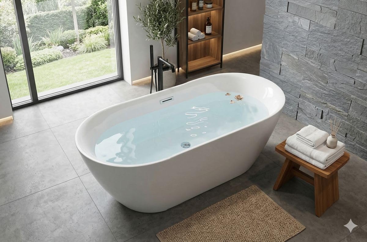 jet-line-lausanne-ii-freistehende-badewanne-170-x-80-x-58-cm-wei-acryl-oval image 2