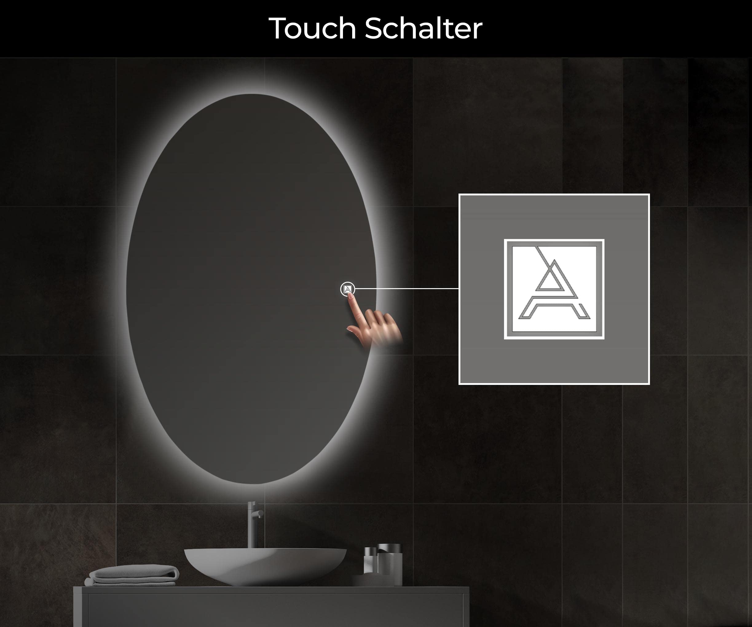 artforma-ambientline-led-badspiegel-oval-70x120-cm-ohne-rahmen image 5