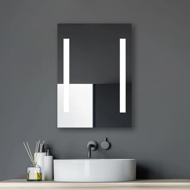 talos-horizon-led-badspiegel-50x70-cm-mit-aluminiumrahmen image 1