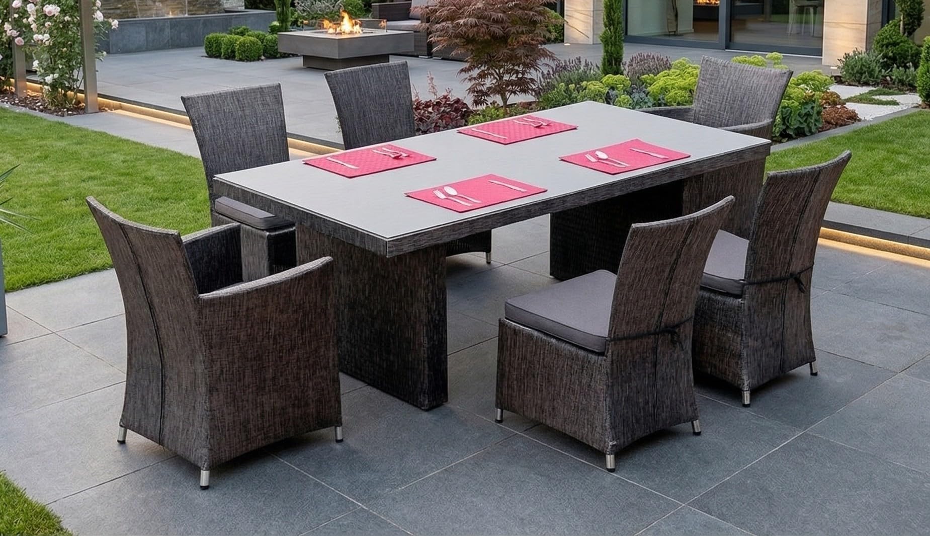 jet-line-r-gen-dining-set-gartenm-bel-set-1-tisch-6-st-hle-inkl-kissen image 1