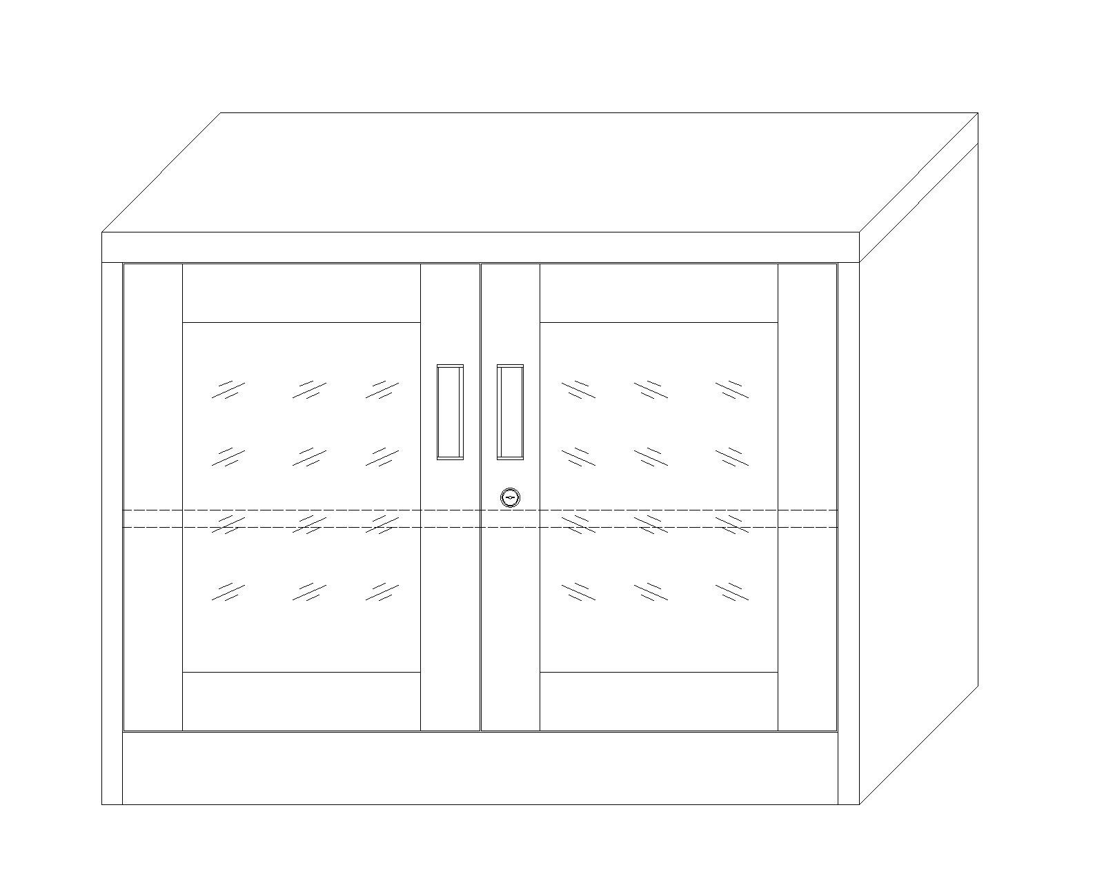jet-line-ufa-aktenschrank-klein-90x68x40-cm-in-dunkelgrau image 2