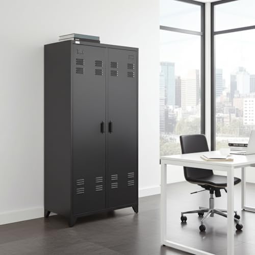 jet-line-odessa-doppelschrank-2-t-rig-dunkelgrau-85x50x180-cm image 8
