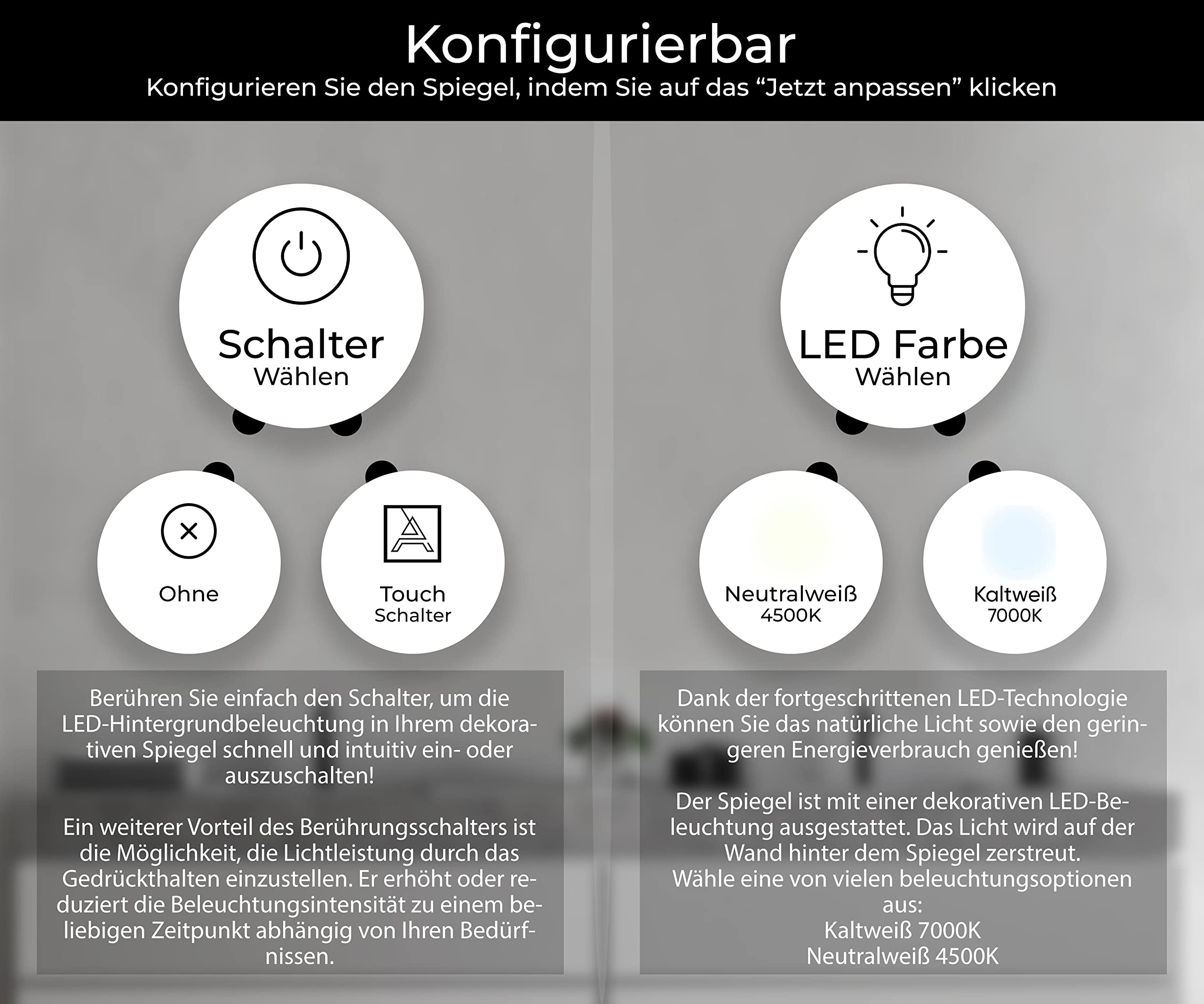 artforma-ambientline-led-badspiegel-oval-70x120-cm-ohne-rahmen image 7