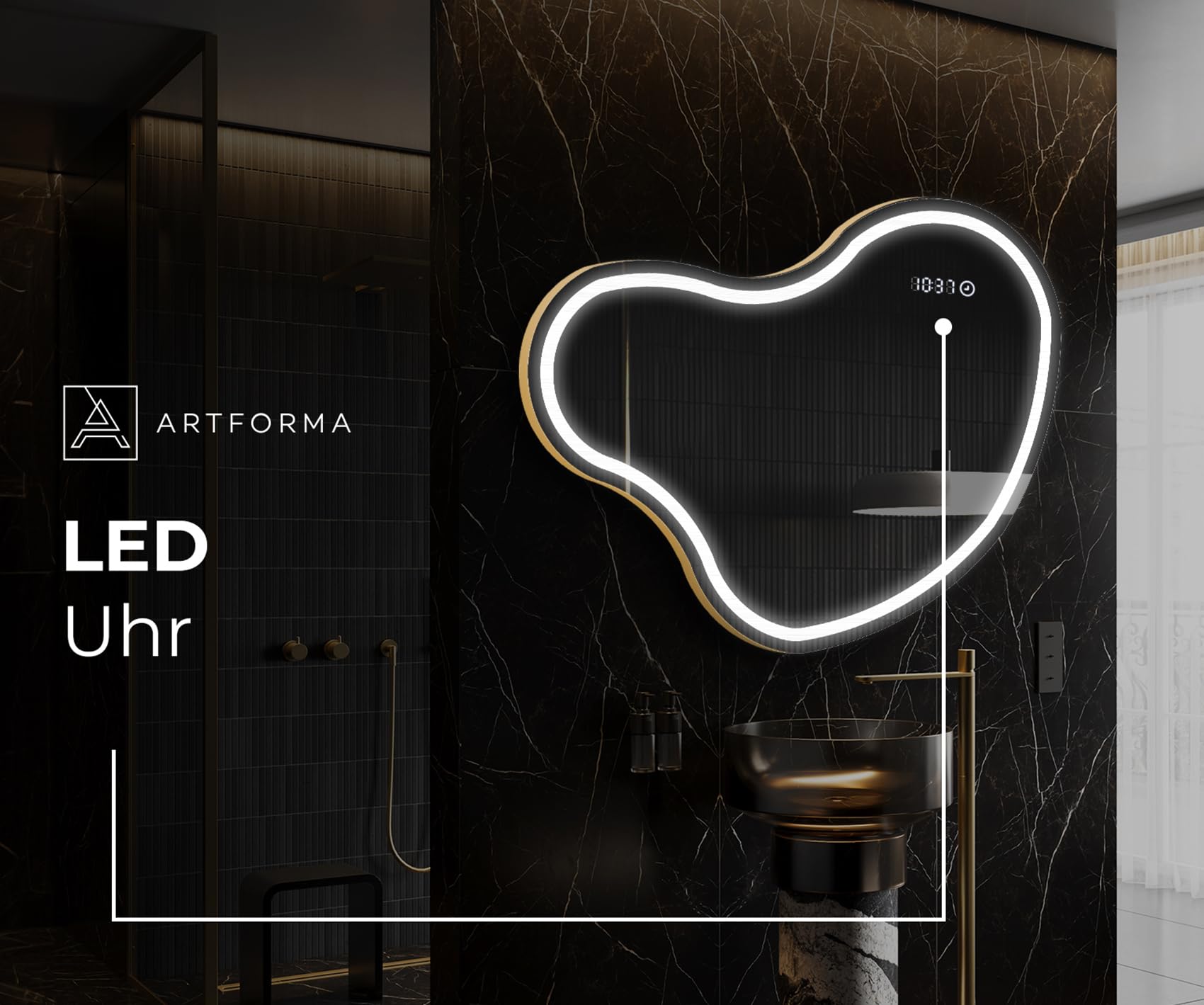 artforma-ner223-x54-badspiegel-74x54-cm-asymmetrisch-led-mit-rahmen image 8