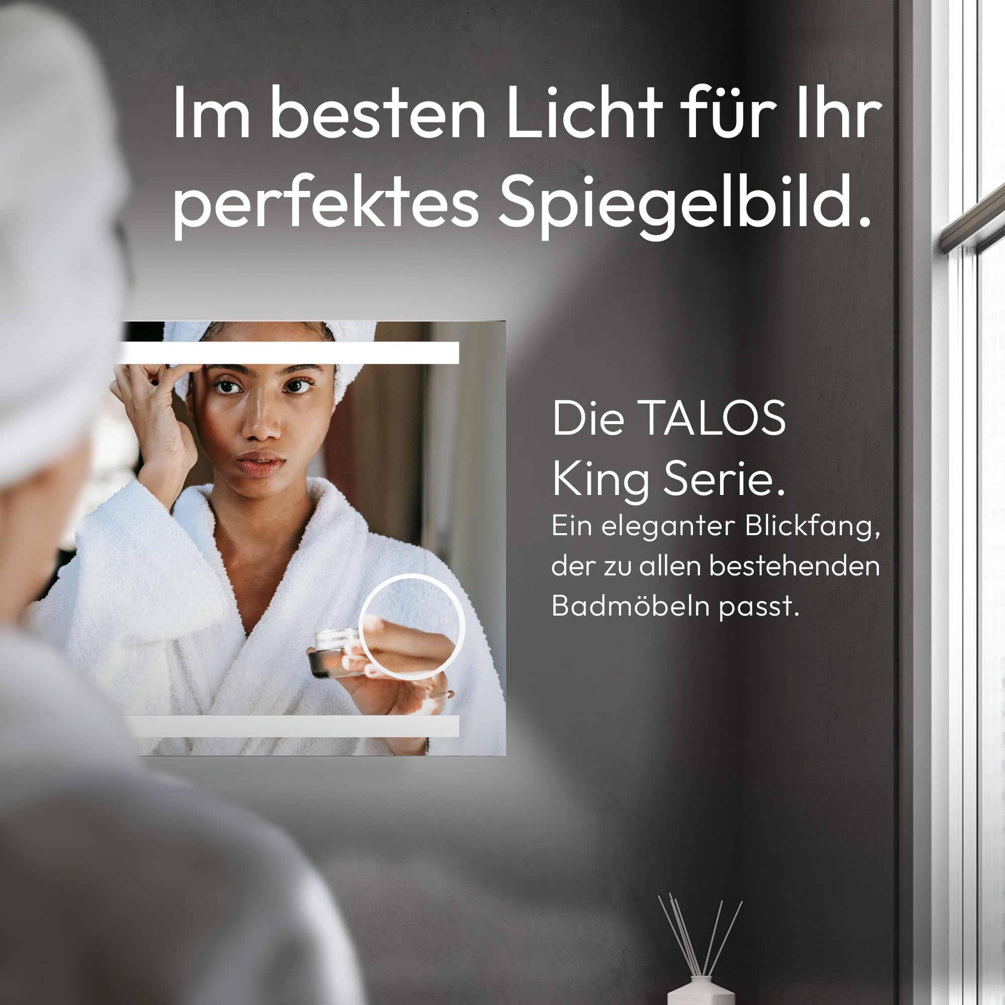 talos-king-led-badspiegel-120x60-cm-mit-kosmetikspiegel-und-digitaluhr image 2