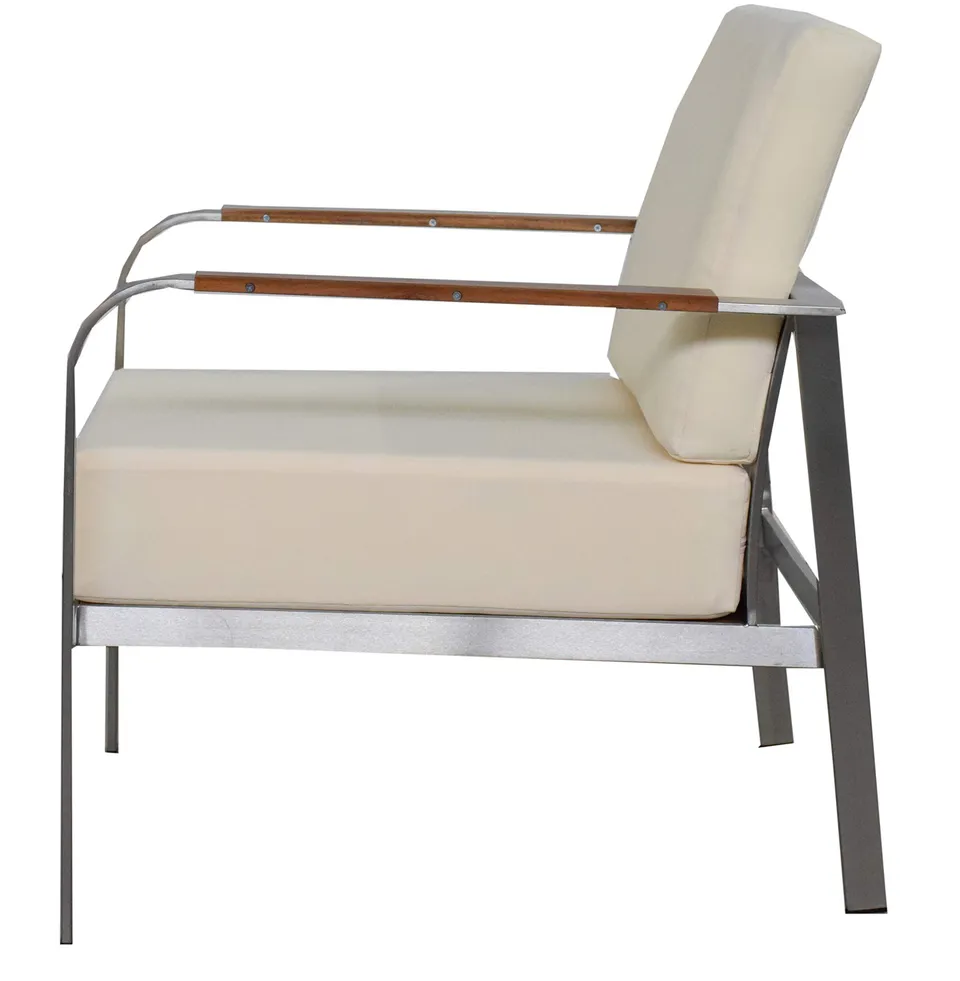 jet-line-aphrodite-garten-sessel-creme-edelstahlrahmen-lounge-stuhl image 1