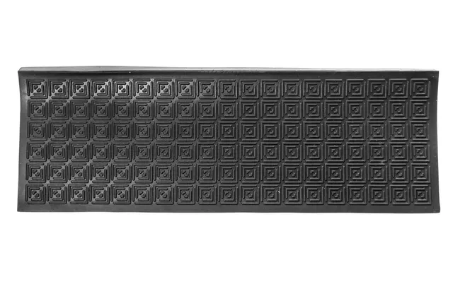 jet-line-trapa-stufenmatte-gummi-schwarz-25x75-cm-mit-winkelkante-antirutsch image 1