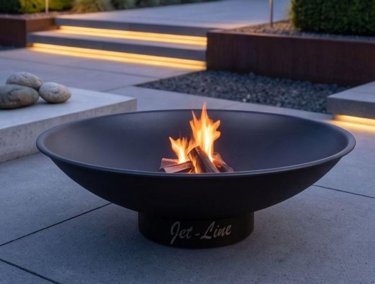 jet-line-katar-feuerschale-62-cm-schwarz-matt-stahl-62x62x21-cm image 3