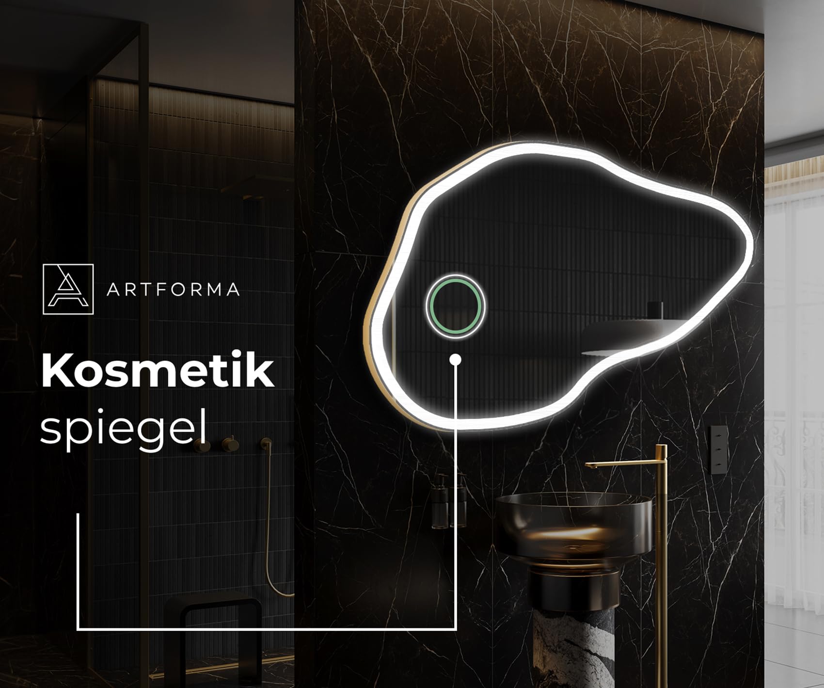 artforma-pod222-led-badspiegel-84x54-cm-asymmetrisch-mit-rahmen image 5