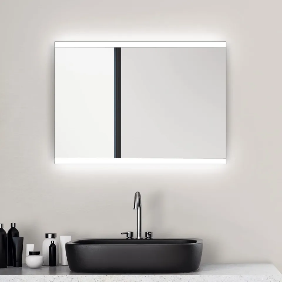 talos-loft-led-badspiegel-50x70-cm-mit-aluminiumrahmen-und-kippschalter image 1