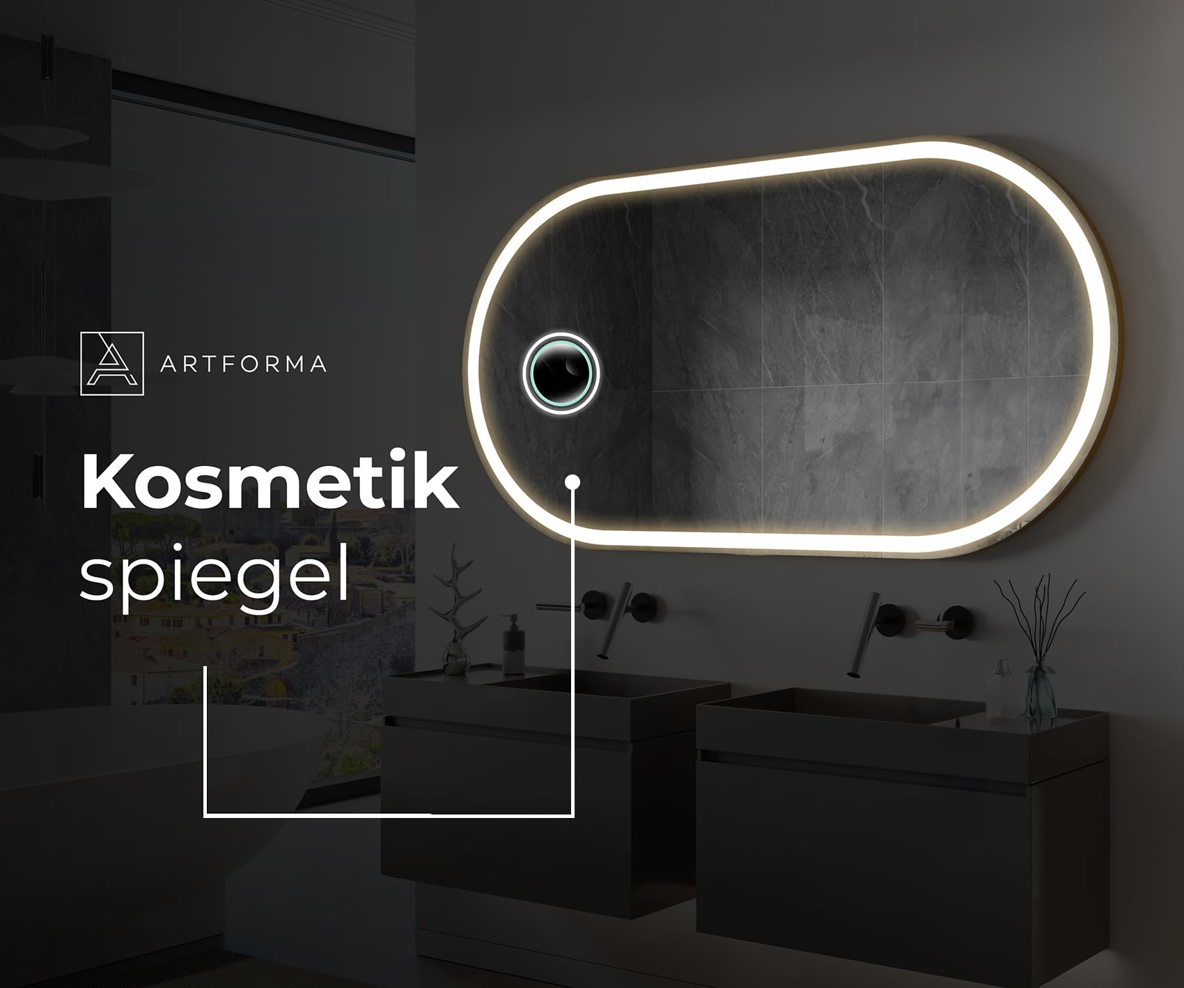 artforma-premiumline-led-badspiegel-asymmetrisch-70x50-cm-pok230-mit-rahmen image 5