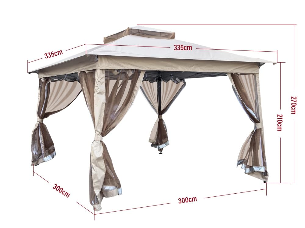 jet-line-faltpavillon-kleopatra-3-35x3-35-m-beige image 4