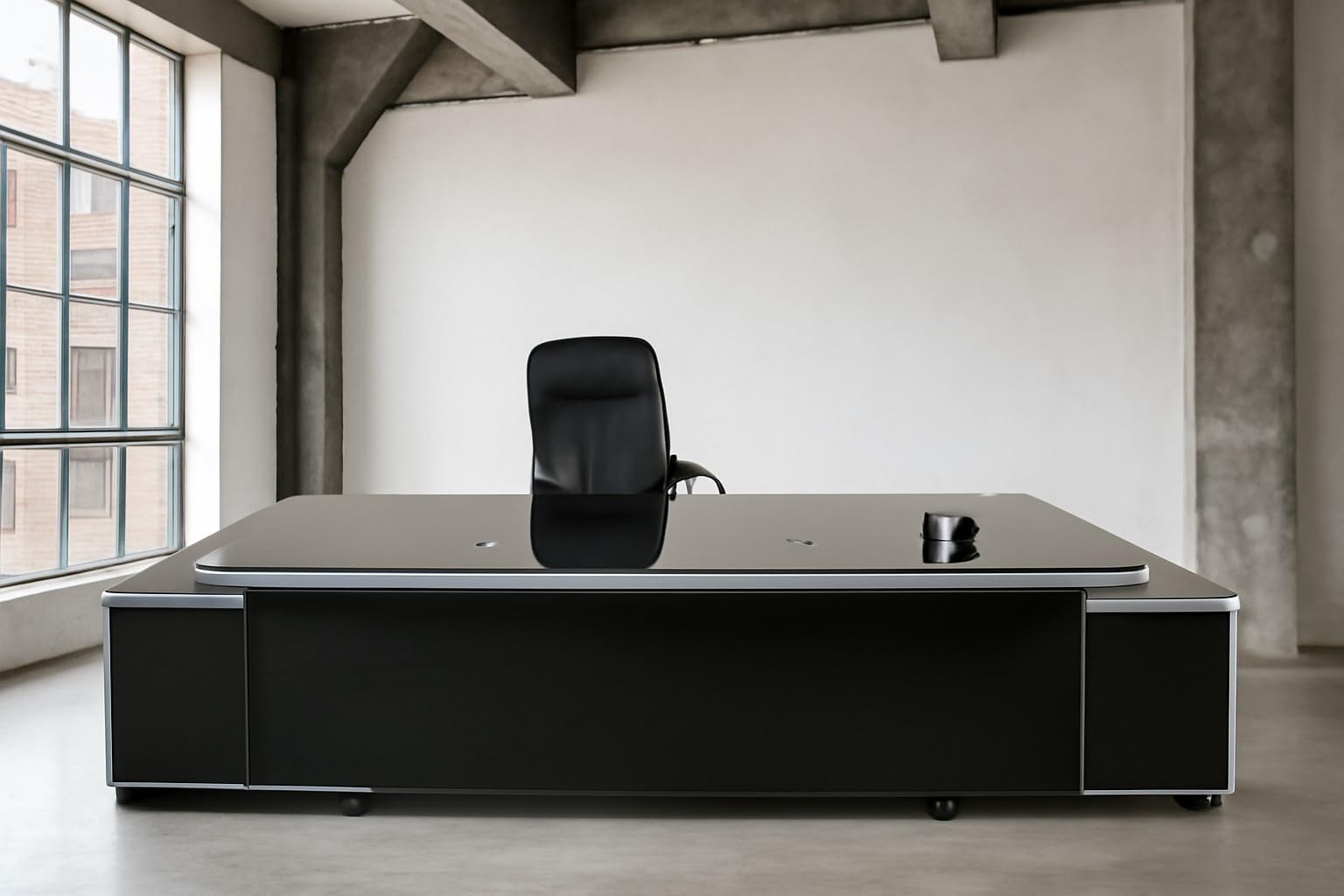 jet-line-chef-schreibtisch-kehl-245-cm-schwarz image 5