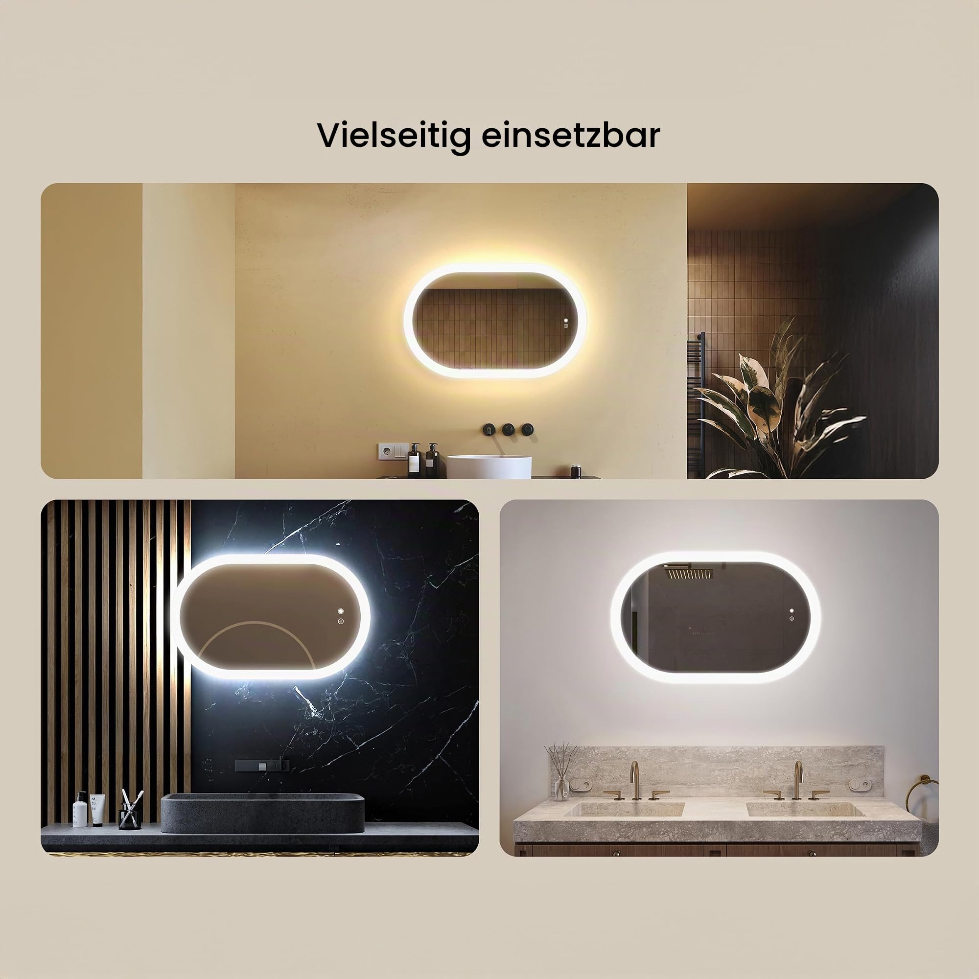 artforma-ambientline-led-badspiegel-oval-80x50-cm-mit-antibeschlag-und-touch image 2