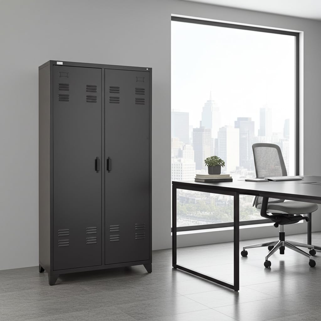 jet-line-odessa-doppelschrank-2-t-rig-dunkelgrau-85x50x180-cm image 6