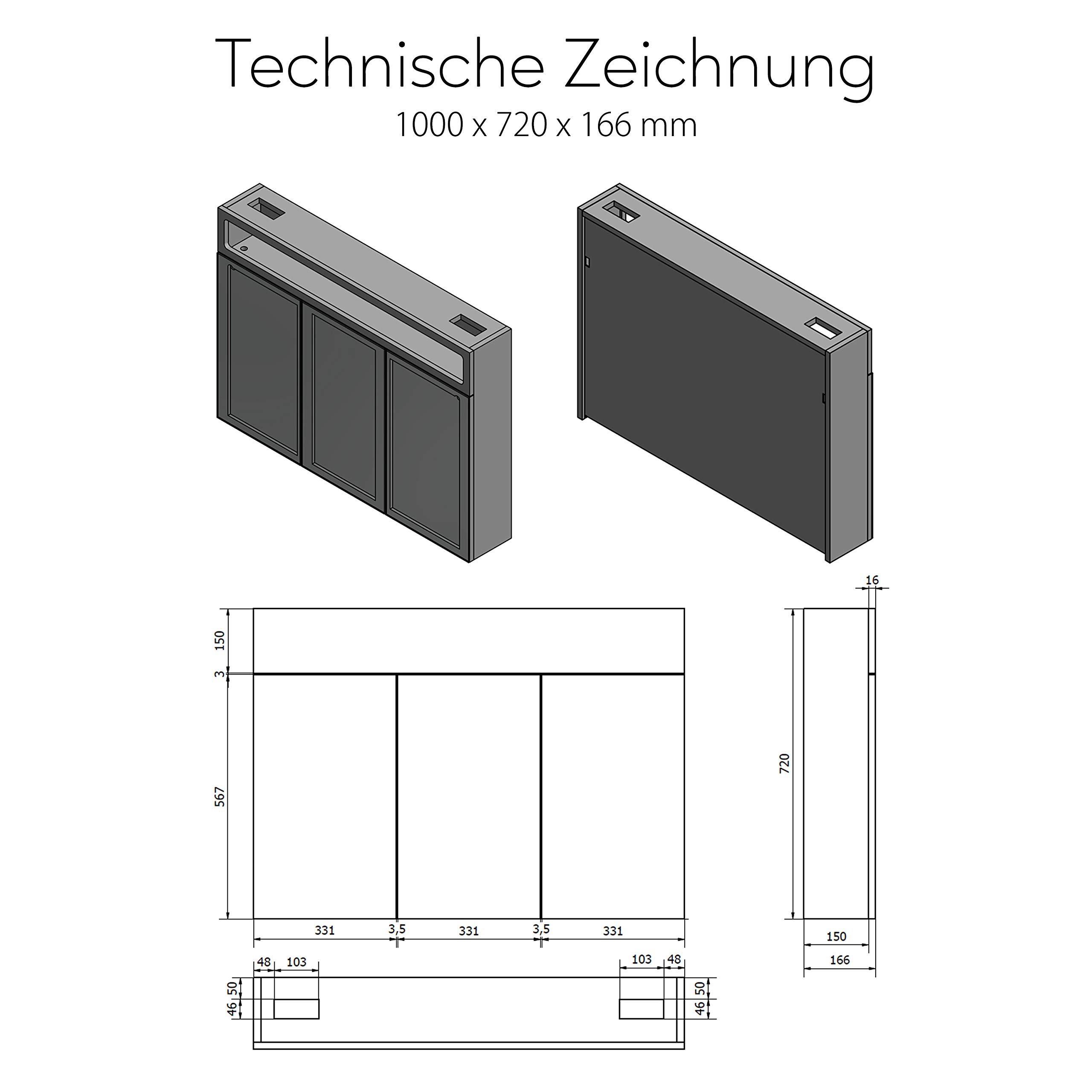 artforma-emily-spiegelschrank-100x72-cm-led-sz3l000 image 2