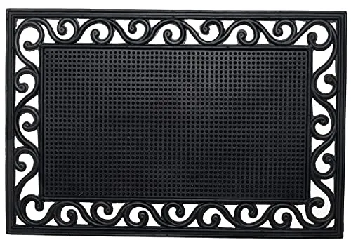 jet-line-svetlana-fu-matte-60-x-40-cm-schwarz-gummi-ornament image 1