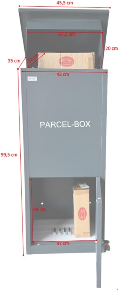 jet-line-xxl-paketbriefkasten-rot-paketbox-metall-99-5x35x45-5-cm image 7